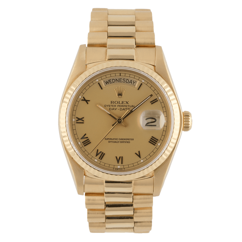 Day-Date 36mm Golden Roman Dial 1980 - 18038