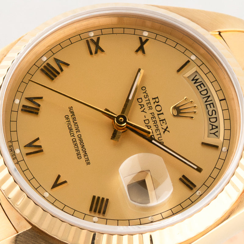 Day-Date 36mm Golden Roman Dial 1980 - 18038