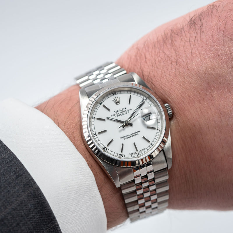 Datejust 36mm White Dial 1988 - 16234