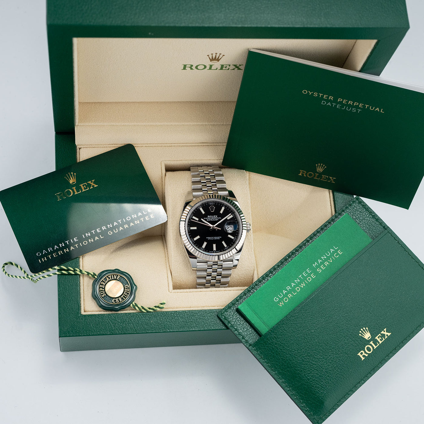 直樹 Datejust 41mm Black Dial Unworn 2026 Jubilee - 126334