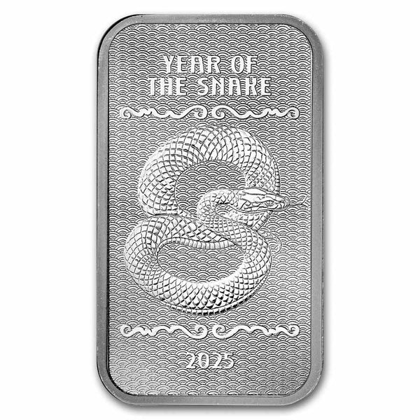 1 oz Silver Bar - 2025 APMEX Year of the Snake (Series 2) – Marc