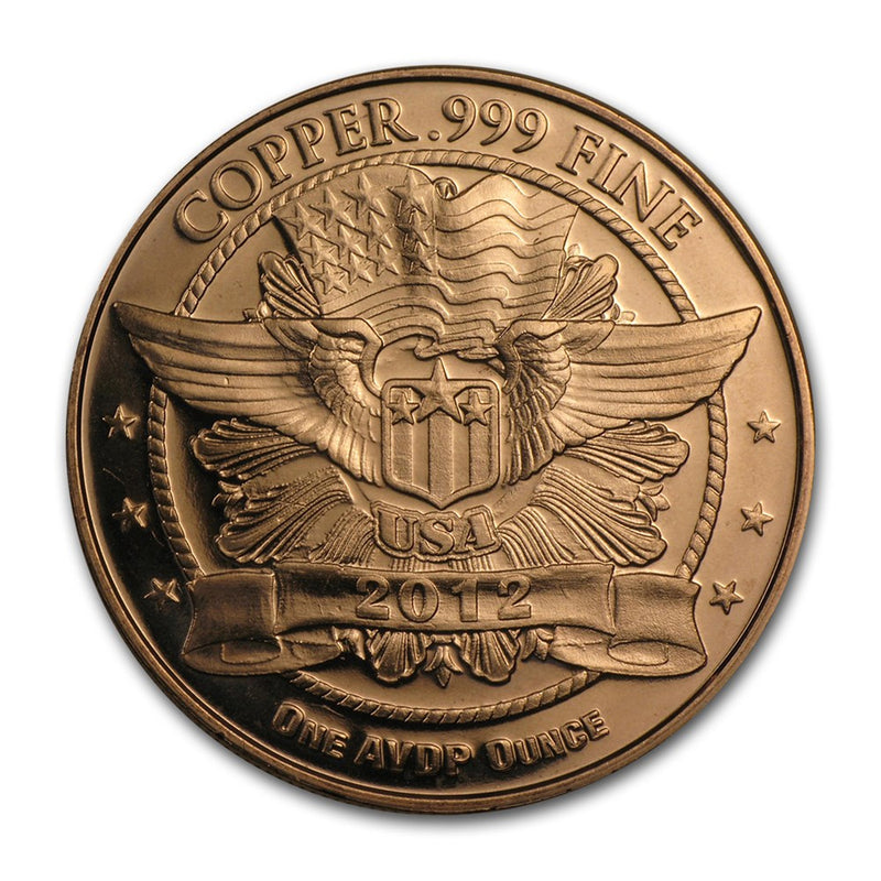 1 Unze Kupfer Münze - Panda 2012 USA