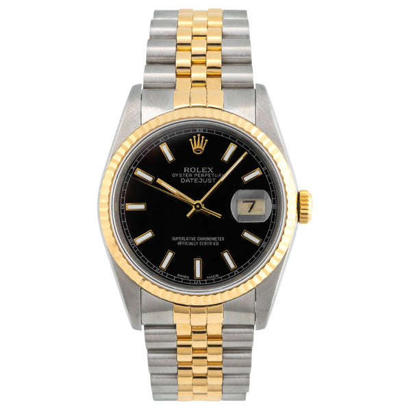 Datejust 36mm Black Dial 1985 - 16013