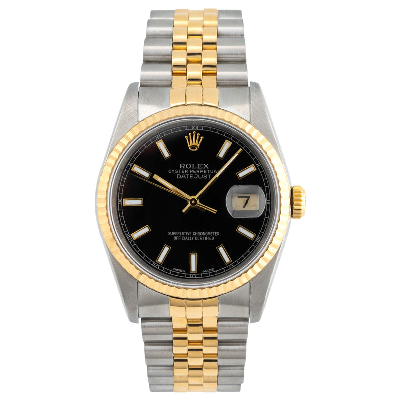 Datejust 36mm Black Dial 1985 - 16013