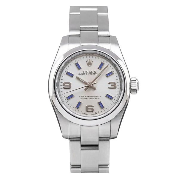 Oyster Perpetual 26 Silver Arabic Dial 2018 - 176200