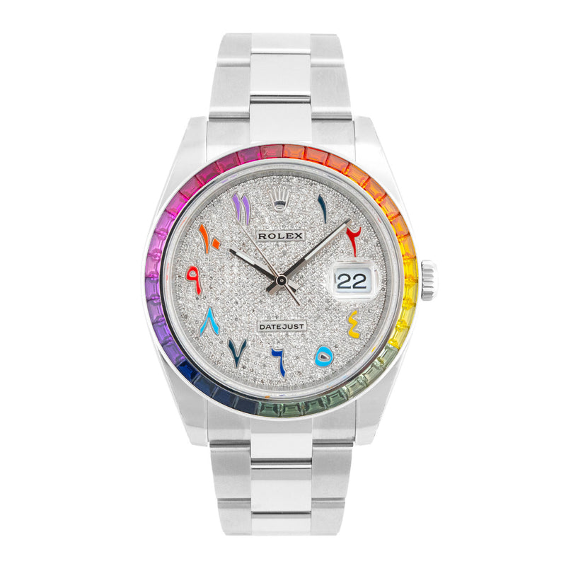 Datejust 41mm Rainbow Bezel 2025 Oyster - 126300
