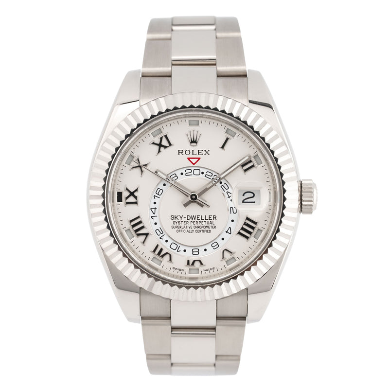 Sky-Dweller 42mm White Gold White Dial 2017 - 326939