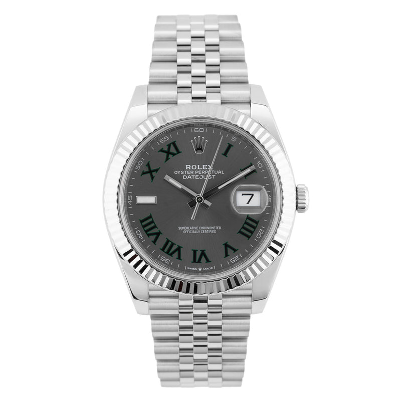 Datejust 41mm Wimbledon Dial Full Set 2020 - 126334