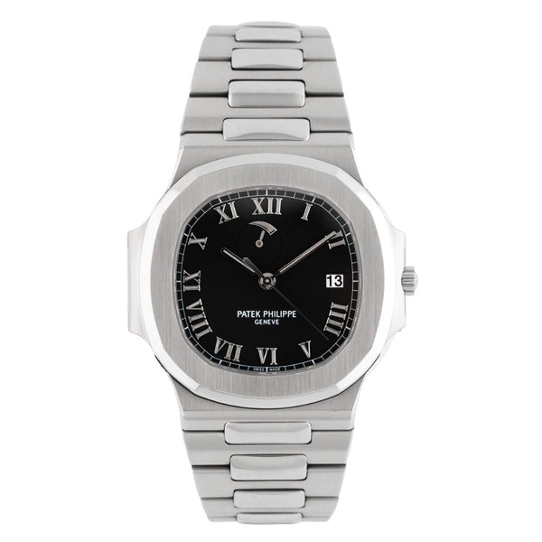 Horloge Murale Concessionnaire Argentée et Dorée par Patek