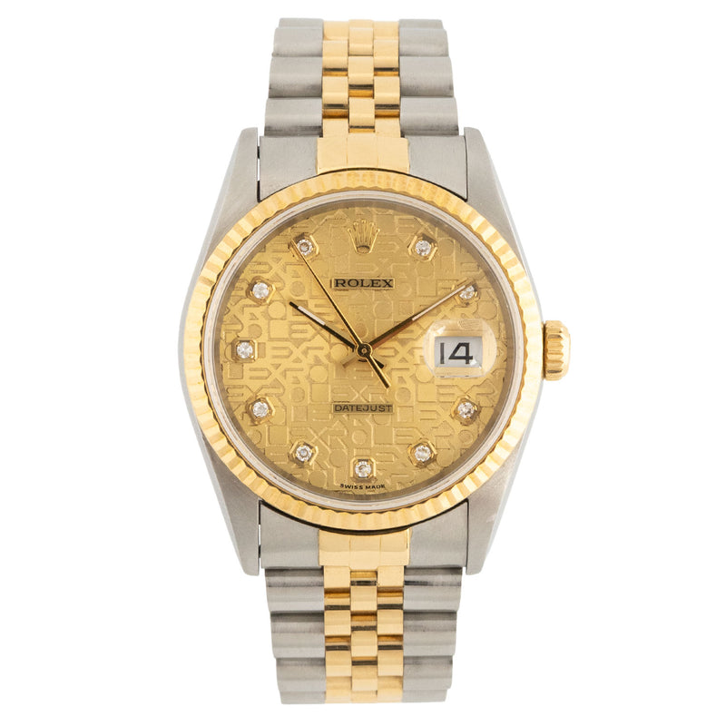 Datejust 36mm Factory Computer Diamond Dial 1996 - 16233