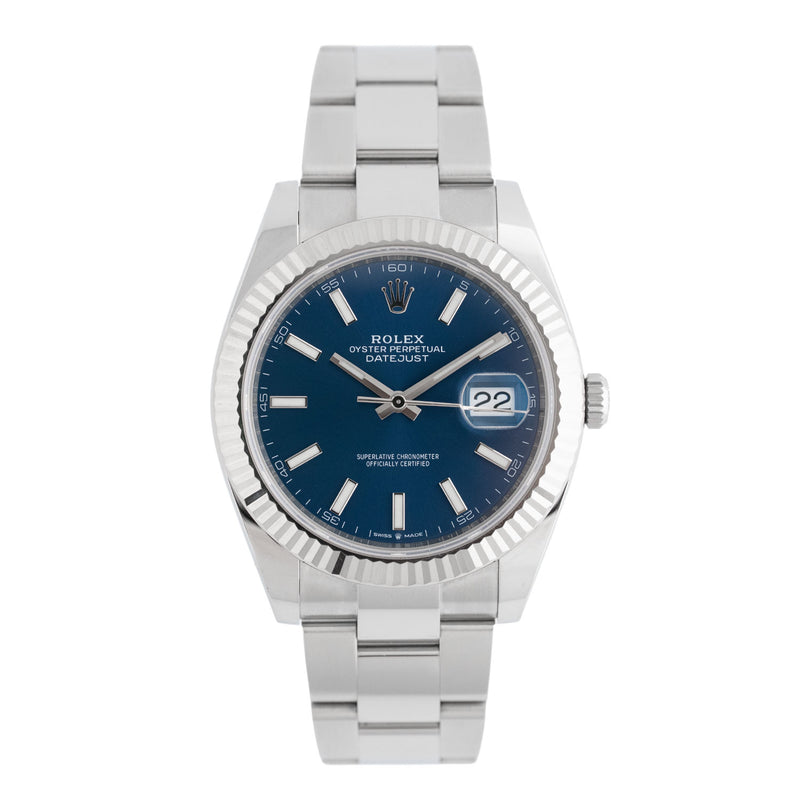 Datejust 41 Blue Dial Unworn 2025 Oyster - 126334