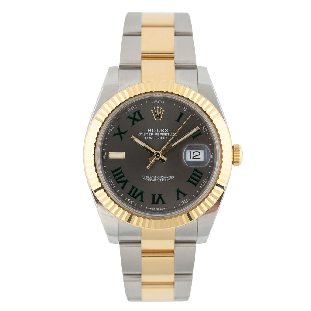 Datejust 41mm Wimbledon Dial Full Set Oyster 2024 - 126333