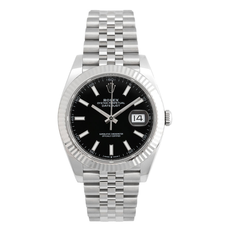 Datejust 41mm Black Dial Jubilee 2017 - 126334