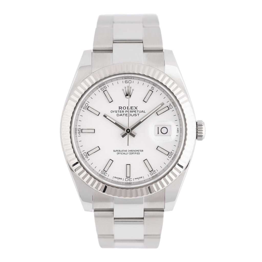 Datejust 41mm White Dial Unworn 2026 Oyster - 126334