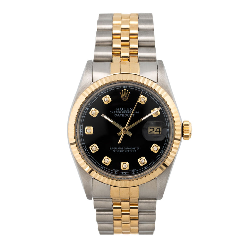 Datejust 36mm Black Diamond Dial 1979 - 16013