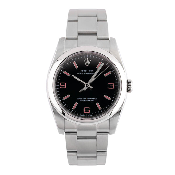 Oyster Perpetual 36 Black Dial Pink Indices 2014 - 116000