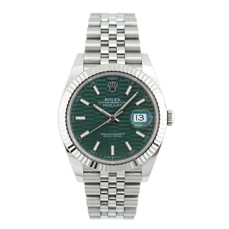 Datejust 41mm Green Motif Dial 2024 Jubilee - 126334