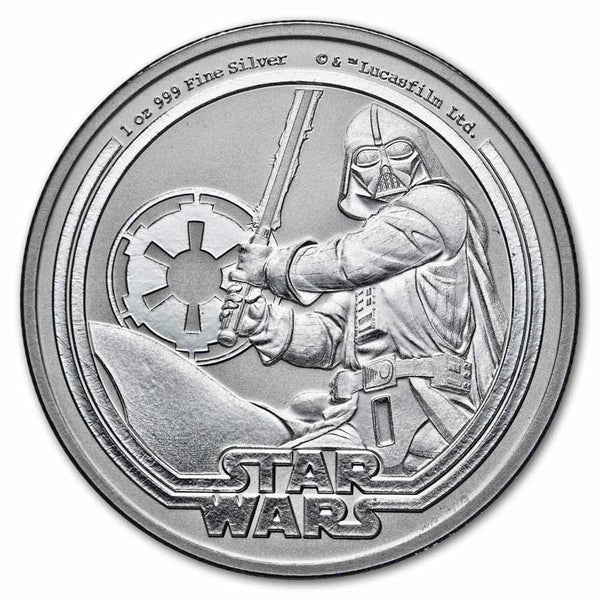 1 oz Niue $2 Star Wars: Darth Vader Silver Bullion Coin 2026