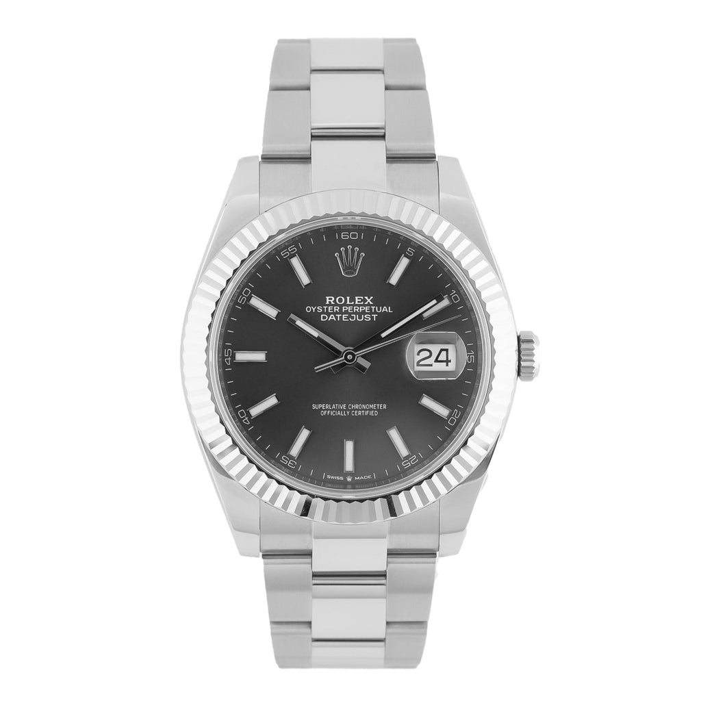 Datejust 41 Rhodium Dial Unworn 2026 Oyster - 126334