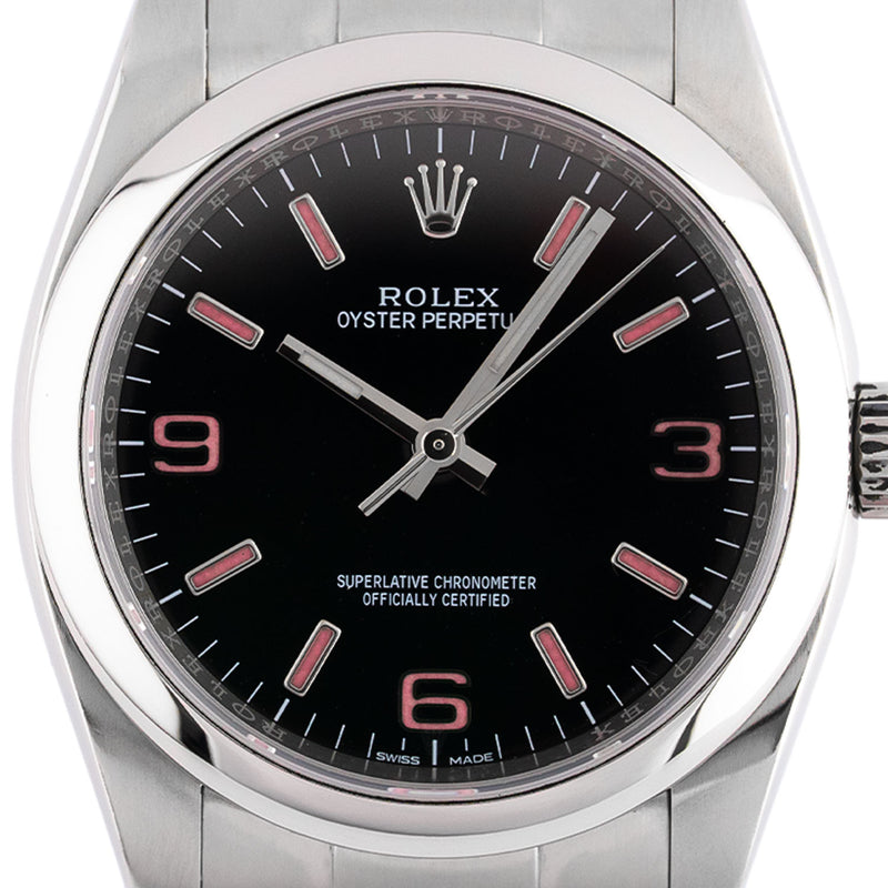 Oyster Perpetual 36 Black Dial Pink Indices 2014 - 116000