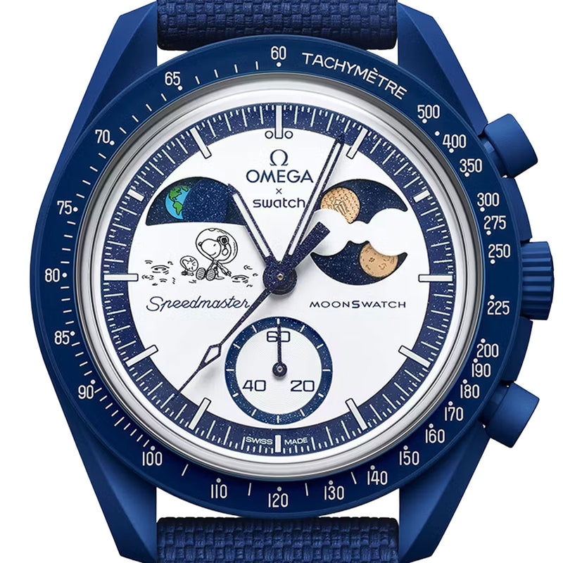 Swatch X Omega Moonswatch Mission To Earthphase - Moonshine