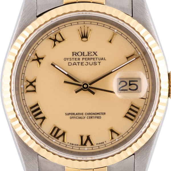 Datejust 36mm Ivory Roman Dial 1999 - 16233