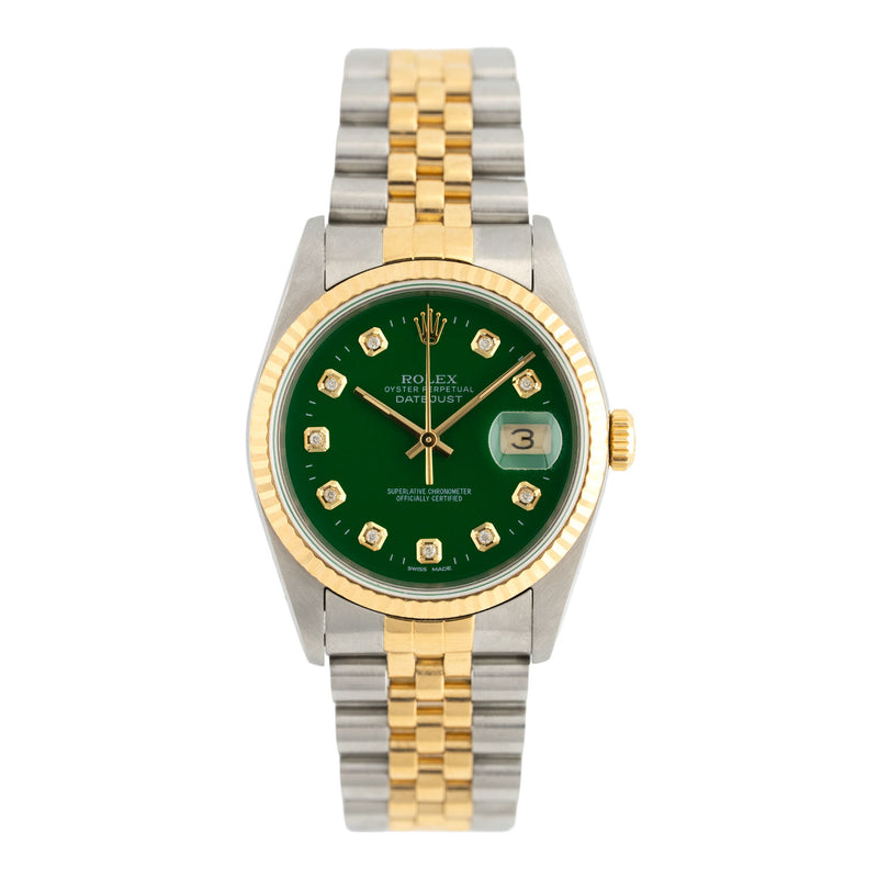 Datejust 36mm Green Diamond Dial 1991 - 16233