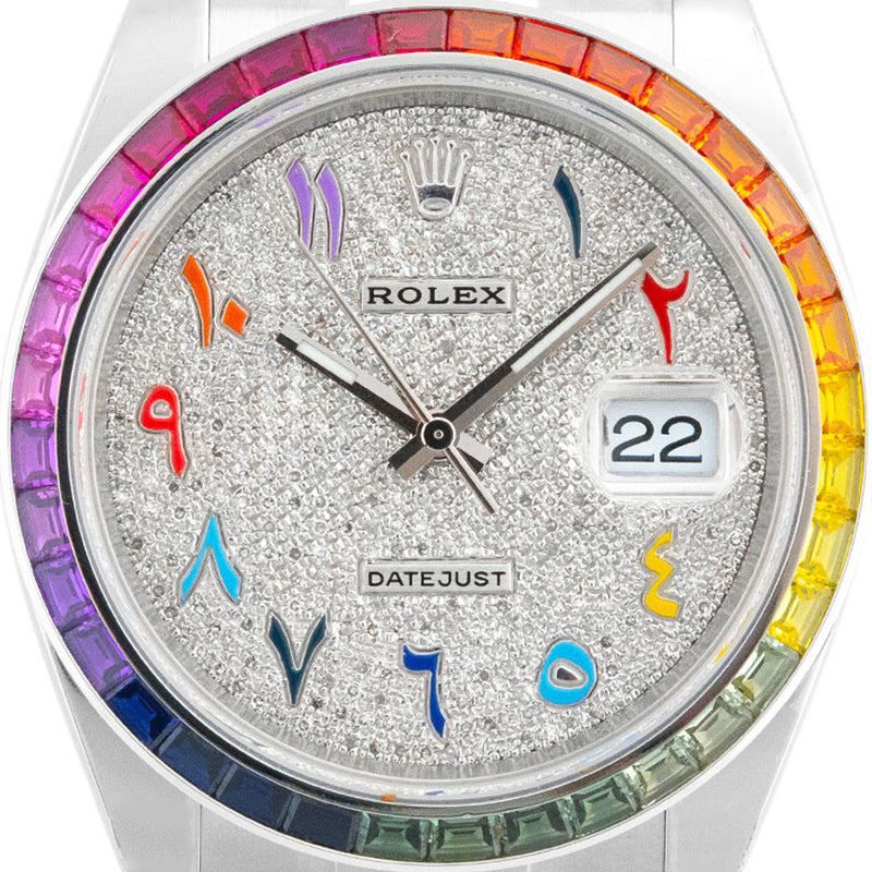 Datejust 41mm Rainbow Bezel 2025 Oyster - 126300
