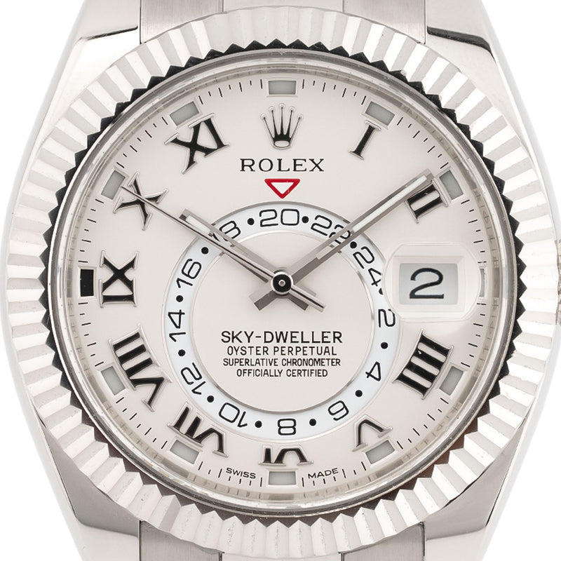 Sky-Dweller 42mm White Gold White Dial 2017 - 326939