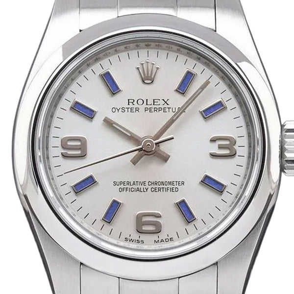 Oyster Perpetual 26 Silver Arabic Dial 2018 - 176200