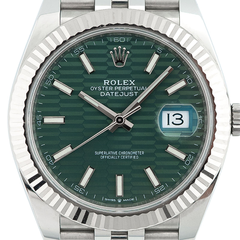 Datejust 41mm Green Motif Dial 2024 Jubilee - 126334