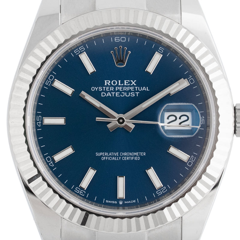 Datejust 41 Blue Dial Unworn 2025 Oyster - 126334