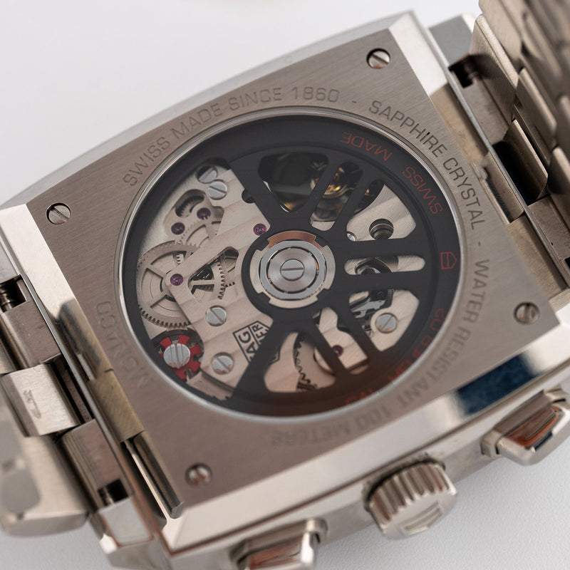 Monaco Stainless Steel Black Dial 39mm Automatic - CBL2113