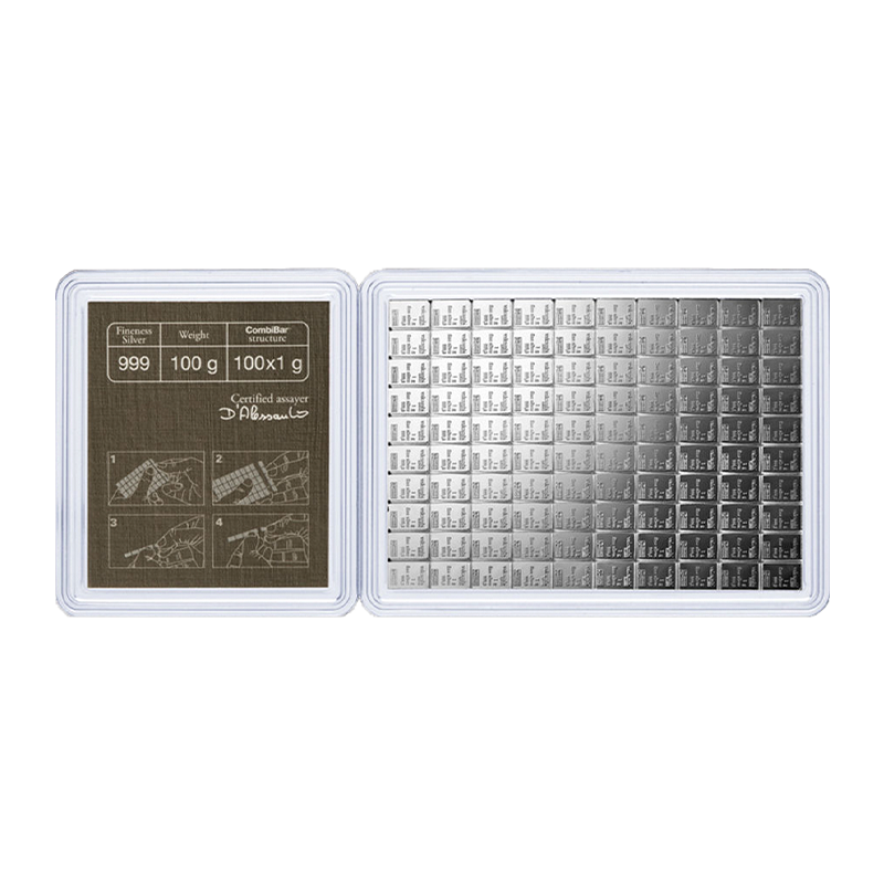 20 X 1 GRAMO VALCAMBI GOLD COMBIBAR – MBC GOLD - Foto 11