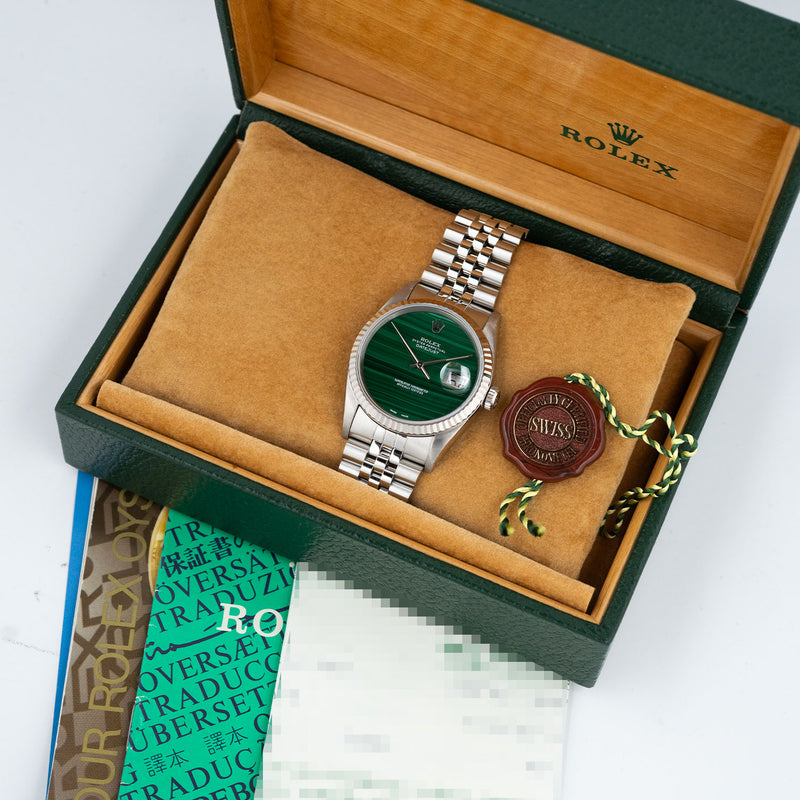 Datejust 36mm Malachite Dial 2000 - 16234