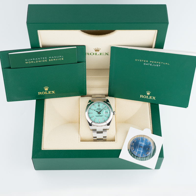 Datejust 41mm Turqoise Dial 2018 Oyster - 126300 Datejust 41mm Turqoise Dial 2018 Oyster - 126300