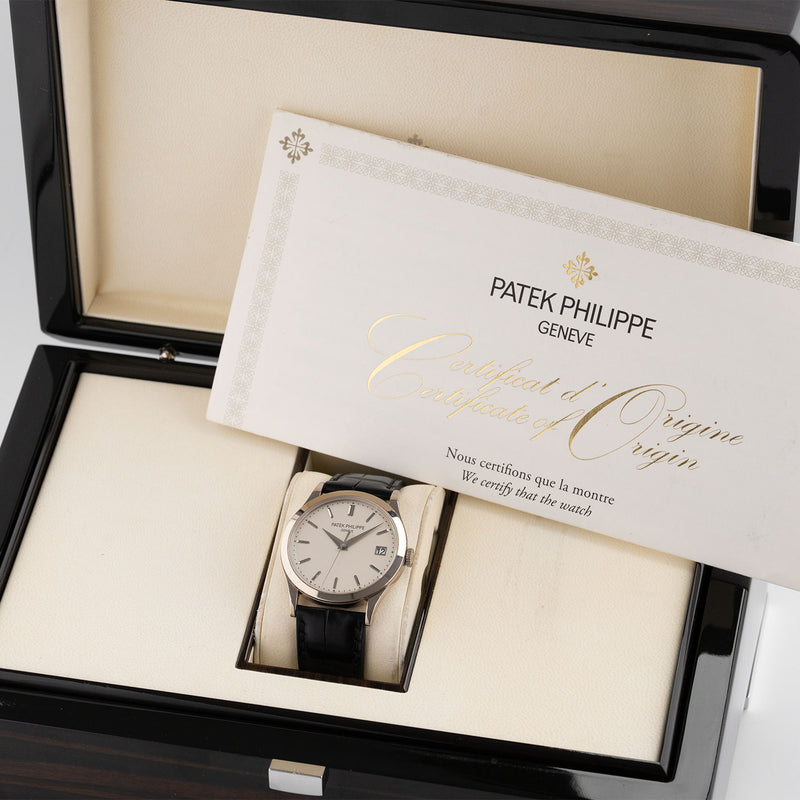 Calatrava 38mm White Gold 2016 - 5296G-010