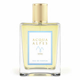 Acqua Alpes 2334 Eau de Parfum – hellgelber Glasflakon mit Goldverschluss, Kopfnote Lavendel und Orange