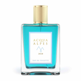 Acqua Alpes 2828 Eau de Toilette – türkiser Glasflakon mit Goldverschluss, Kopfnote Mandarine, Orange und Zitrone