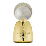 Agatho Rossopompeiano Parfum – goldfarbener Flakon mit cremefarbener Kuppel, Kopfnote Mandarine
