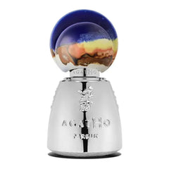 Agatho Sileno Parfum – Flakon mit blau-goldener Kuppel, Kopfnote Zitrus und schwarze Johannisbeere
