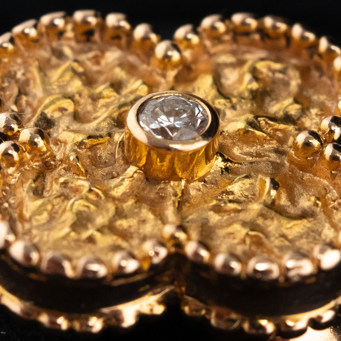 Ring 18K Roségold Vintage Alhambra Diamond – Marc Gebauer