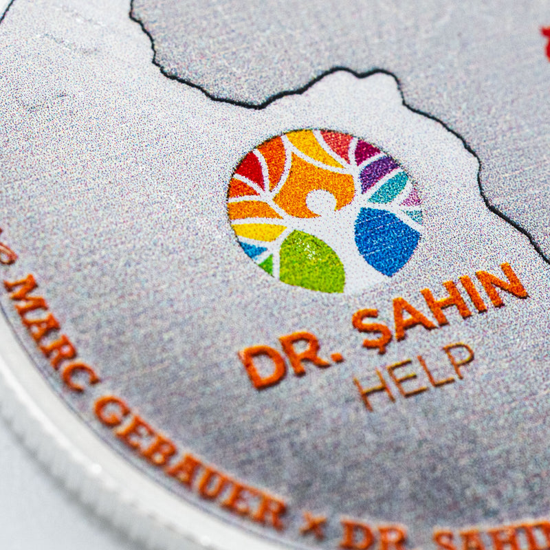 1 Unze Silber - Marc Gebauer x Dr. Sahin Help Foundation Coin