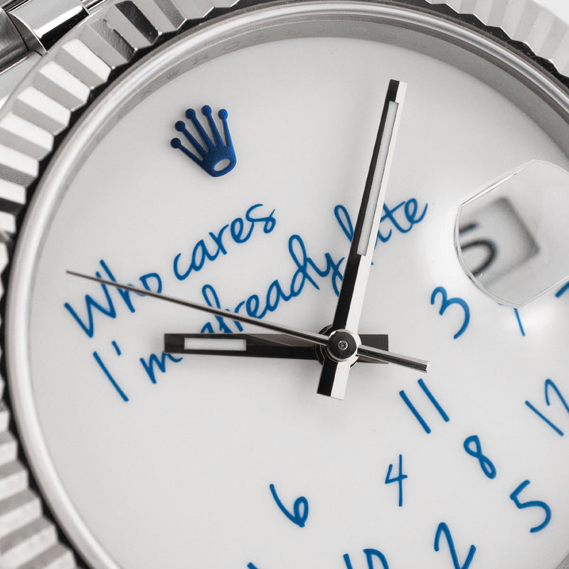 Datejust 41mm Who Cares Dial Full Set Jubilee 2018 126334