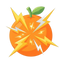 Elektrisierende Orange