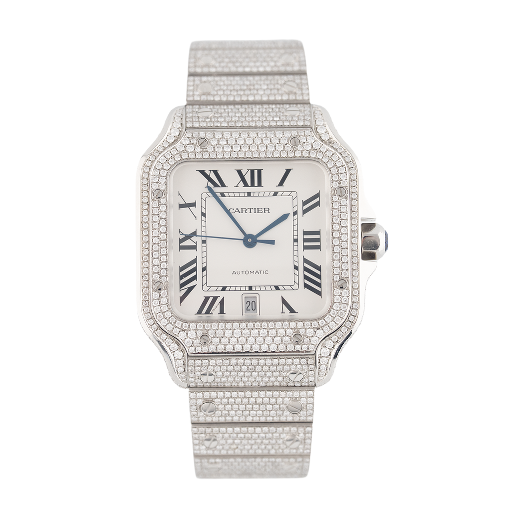 Santos Iced Out Diamond Setting Dial 2020 - WSSA0018