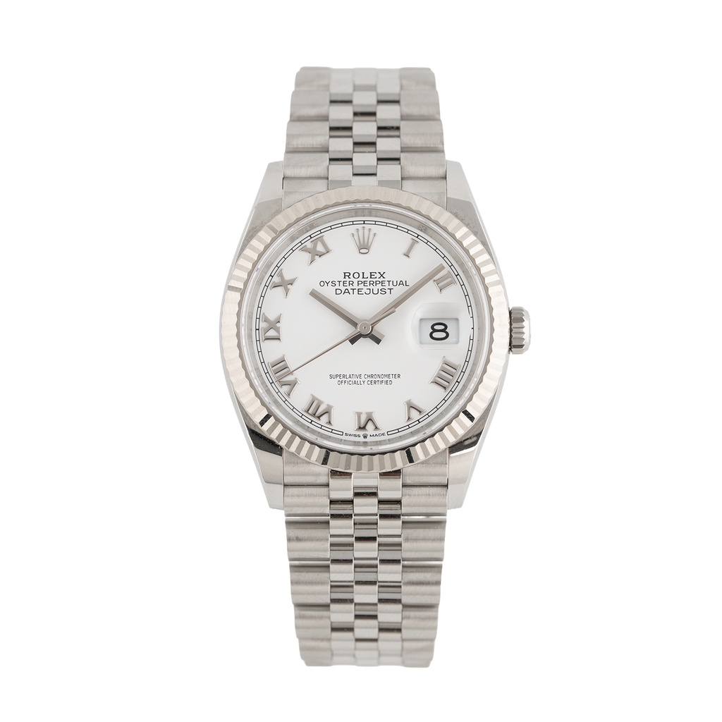 Datejust 36mm White Roman Dial 2022 Jubilee - 126234