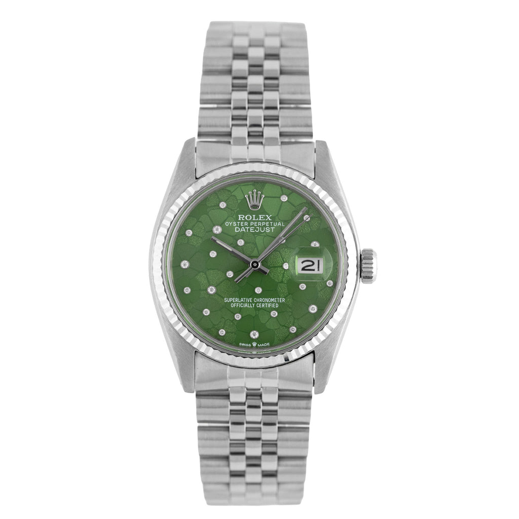 Datejust 36mm Green Flower Dial - 16014