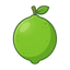 Grüne Zitrusfrüchte