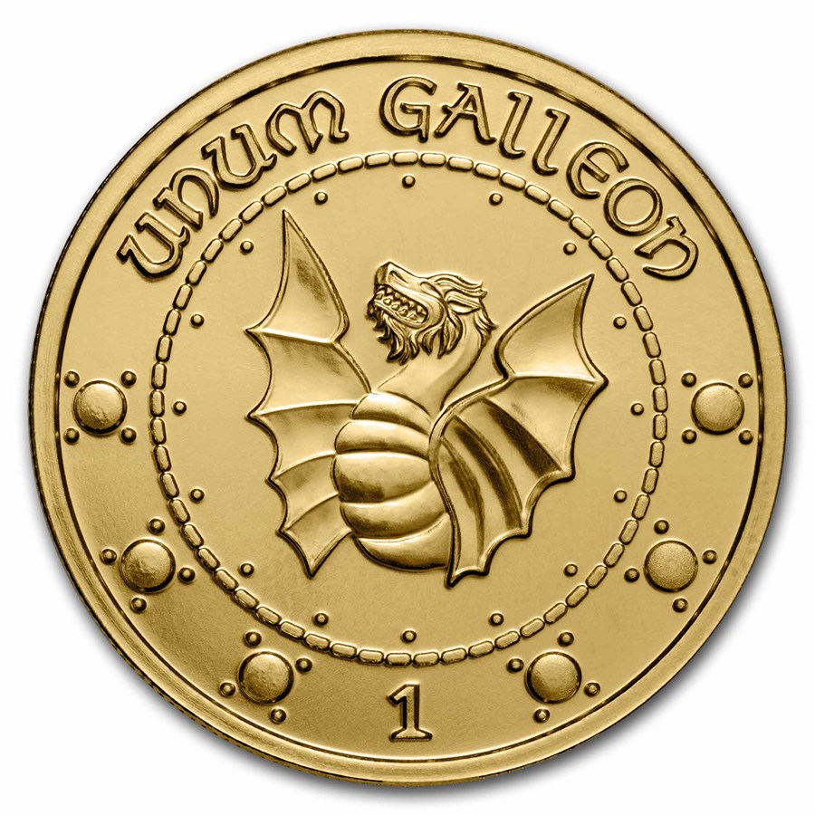 Buy Harry Potter 1 oz Gold Currency: Gringotts Galleon Round with crypto